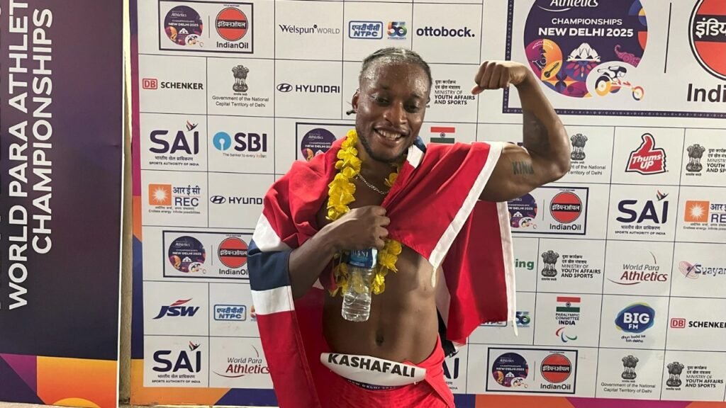 Congo-born Kashafali Sets World Record at IndianOil New Delhi 2025 World Para Athletics Championships | exploretimes