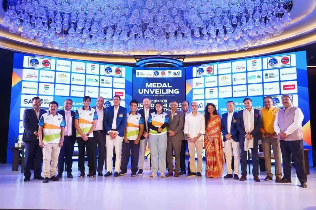 India Unveils Striking Medals for IndianOil New Delhi 2025 World Para Athletics Championships Ahead of Historic Event