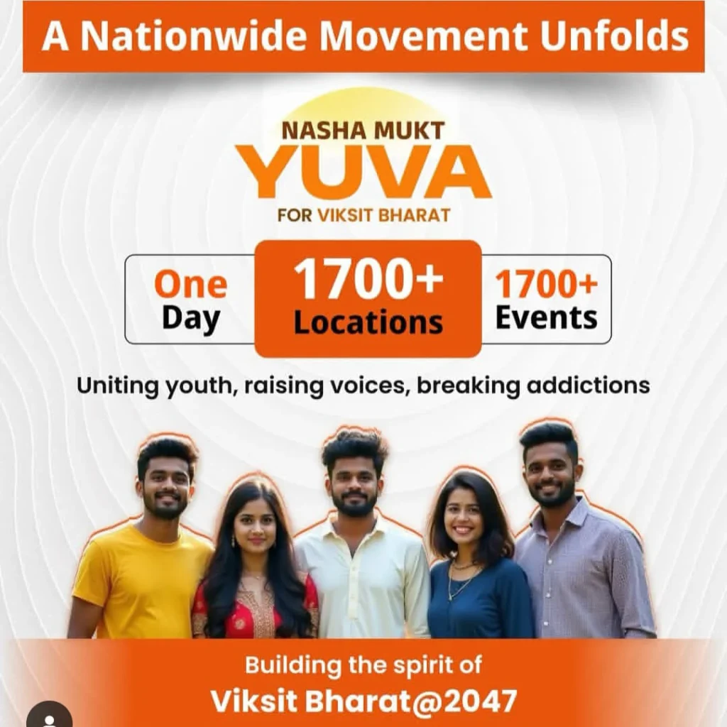 Nasha Mukt Yuva for Viksit Bharat’ Youth Summits Held at 2000+ Locations Nationwide | exploretimes