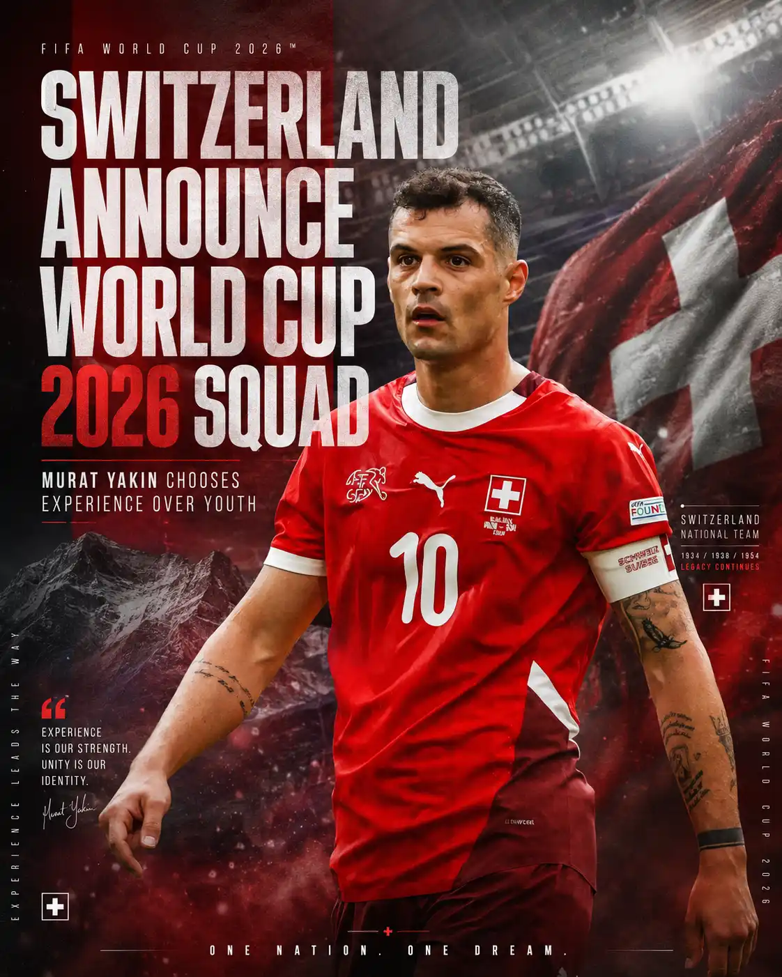Switzerland Announce FIFA World Cup 2026 Squad- Murat Yakin Chooses Experience Over Youth | exploretimes